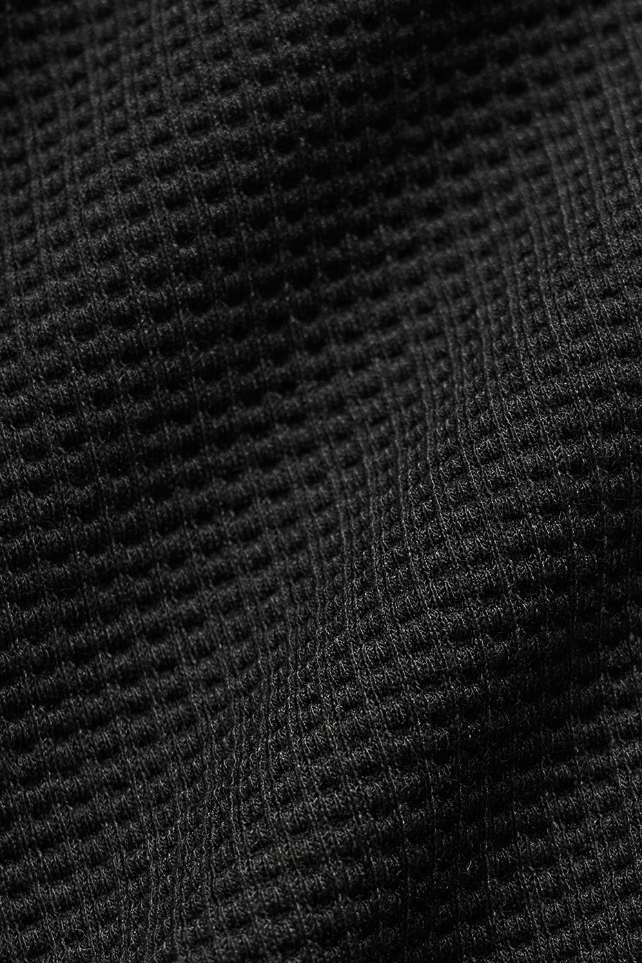 Waffle Lounge Jogger - Black