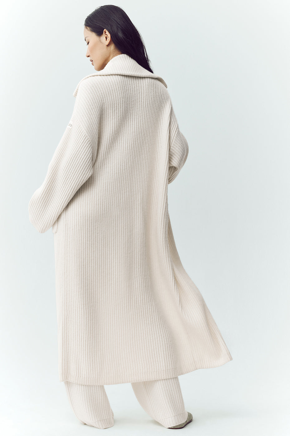 Cashmere Northstar Long Cardigan - Ivory