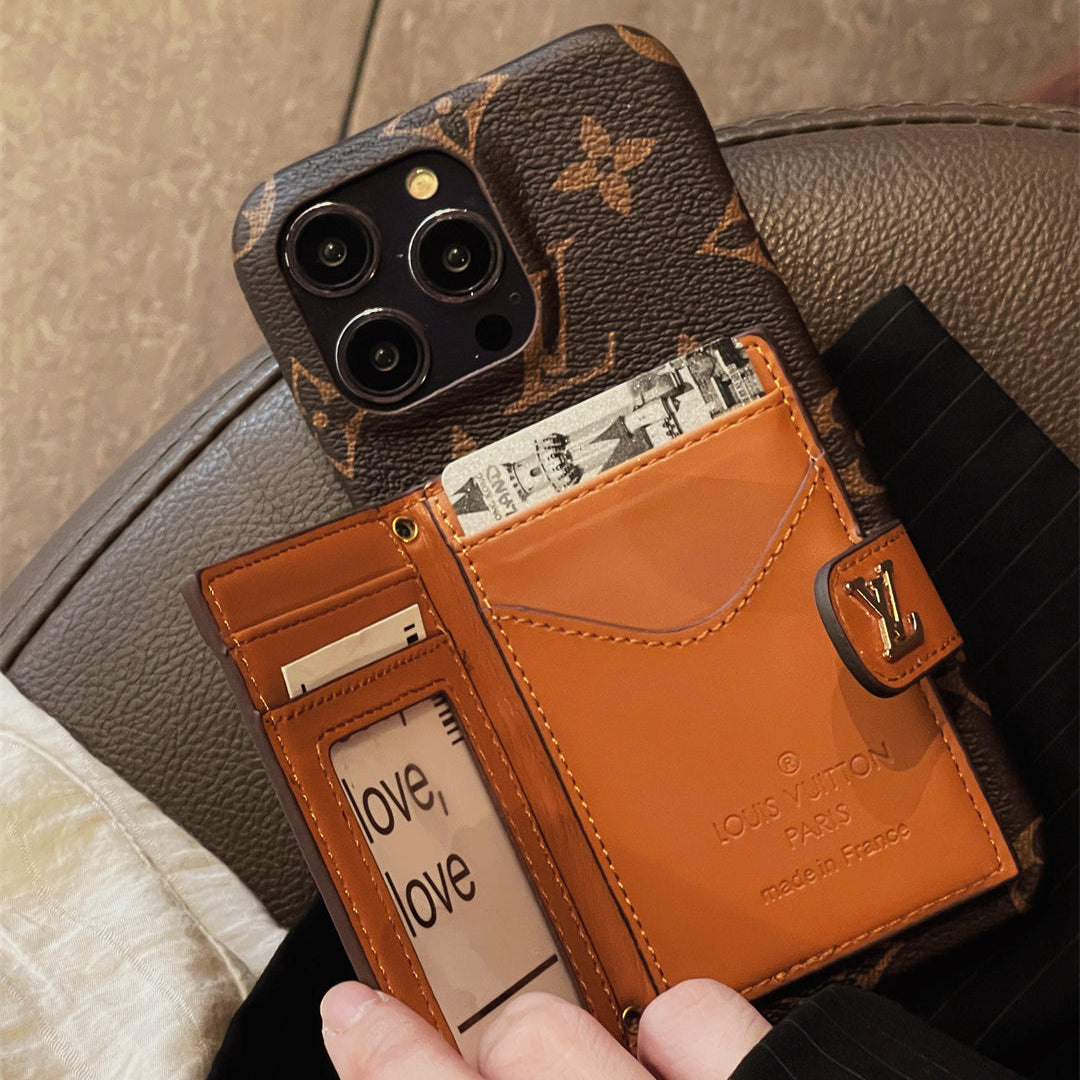 Luxury Monogram Trunk Phone Case for iPhone 12-18 Pro & Pro Max