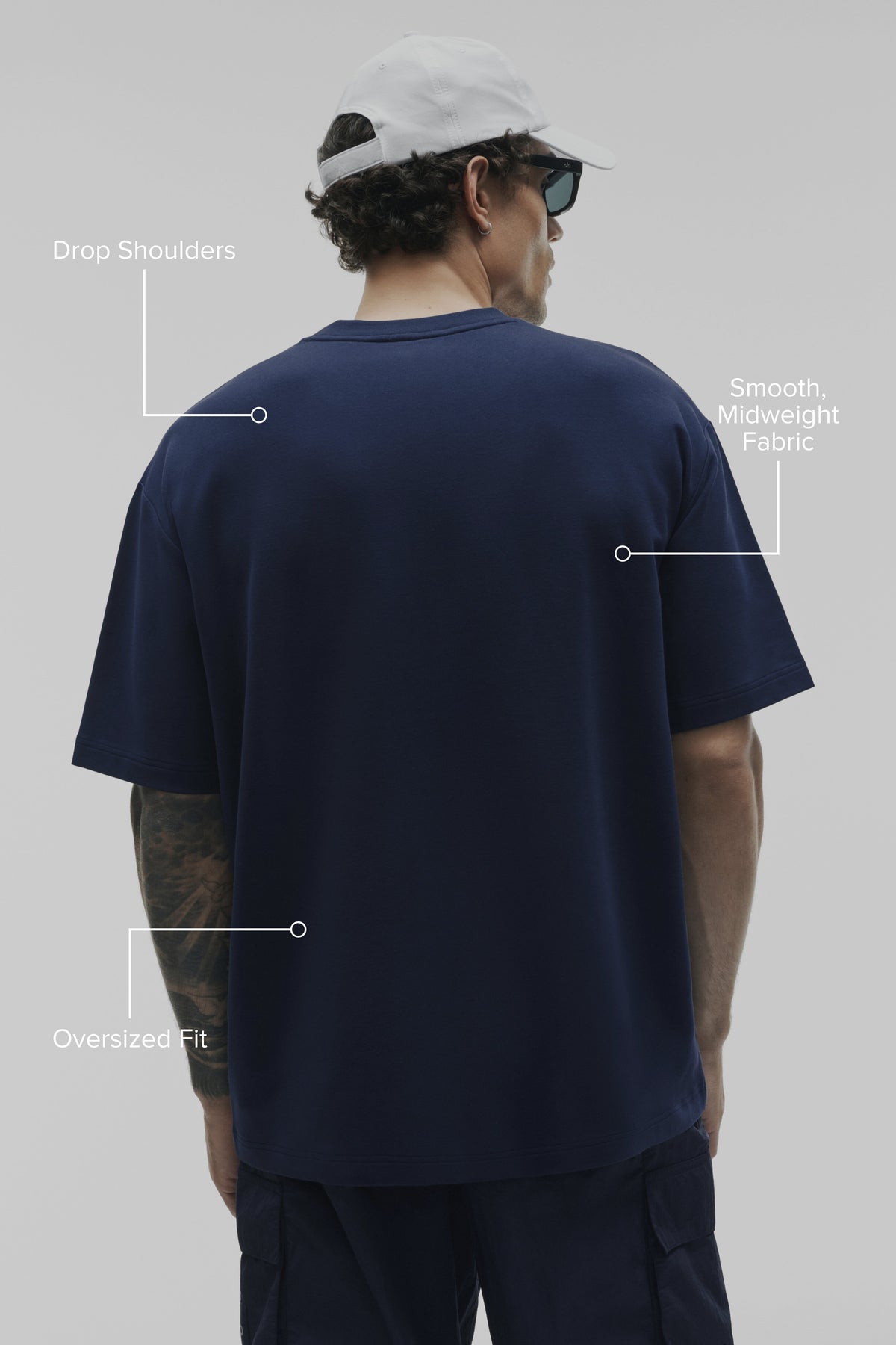 Double Take Short Sleeve - Navy