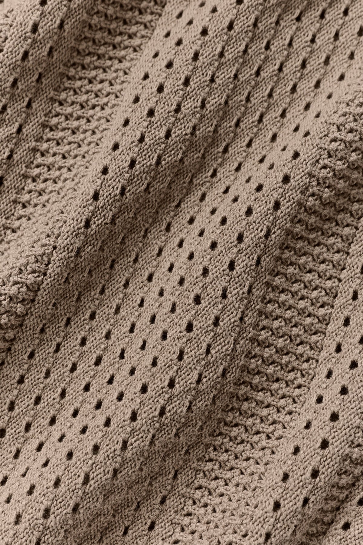Coastline Knit Short Sleeve Polo - Gravel