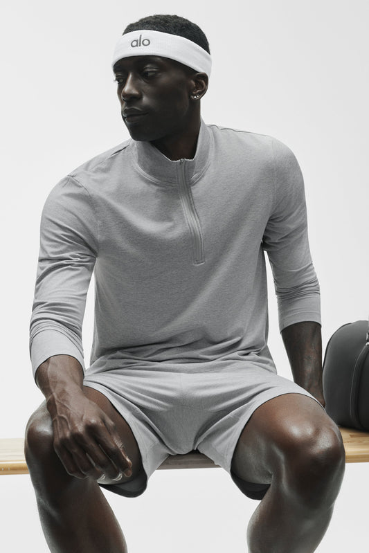 Conquer 1/4 Zip Reform Long Sleeve - Vintage Athletic Heather