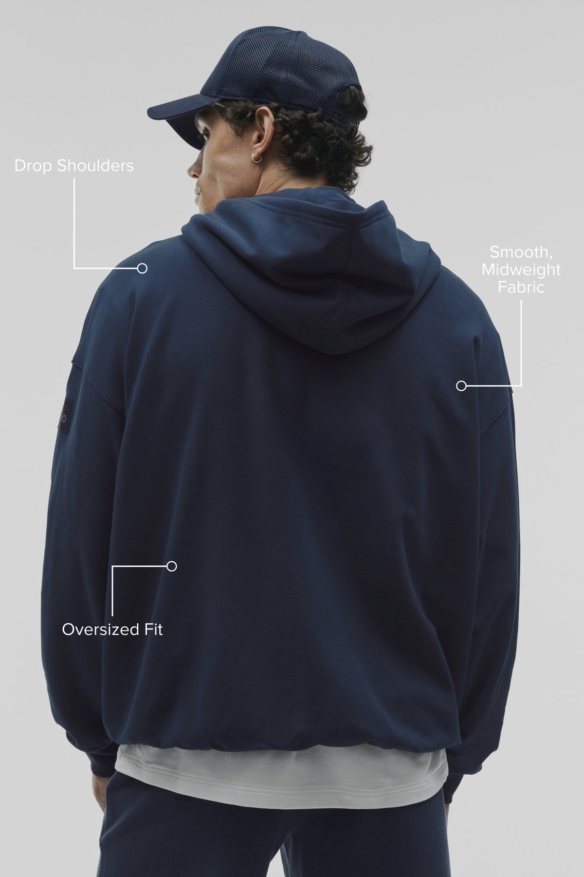 Double Take Hoodie - Navy