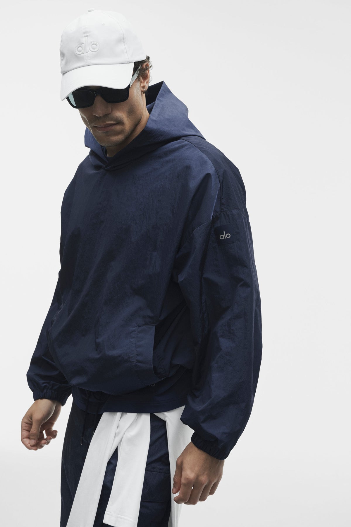 Axis Hooded Pullover - Navy