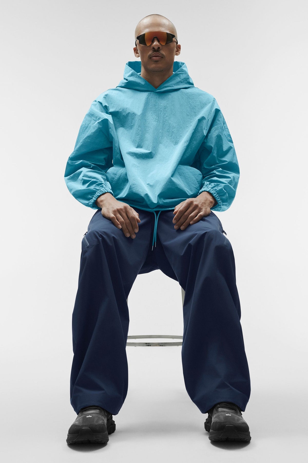 Axis Hooded Pullover - Blue Breeze