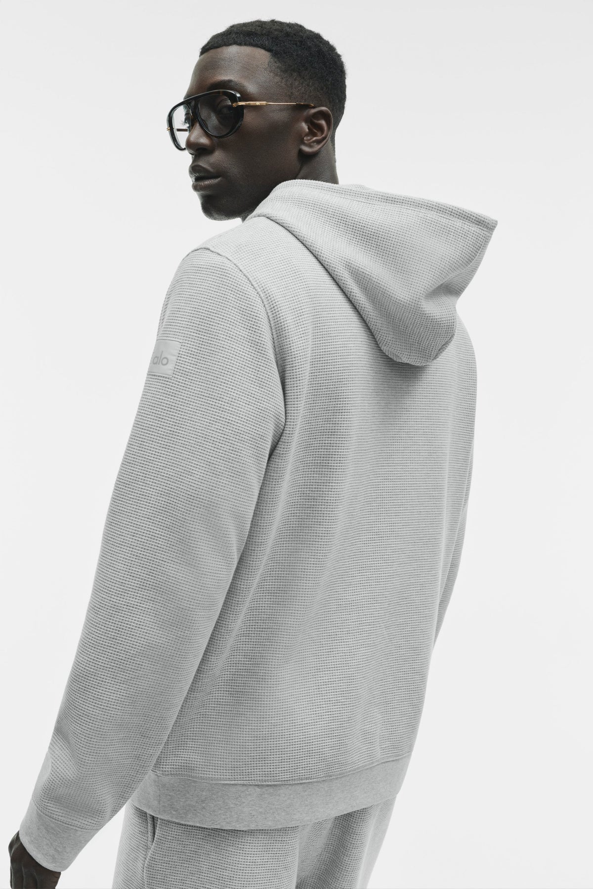Waffle Lounge Hoodie - Athletic Heather Grey