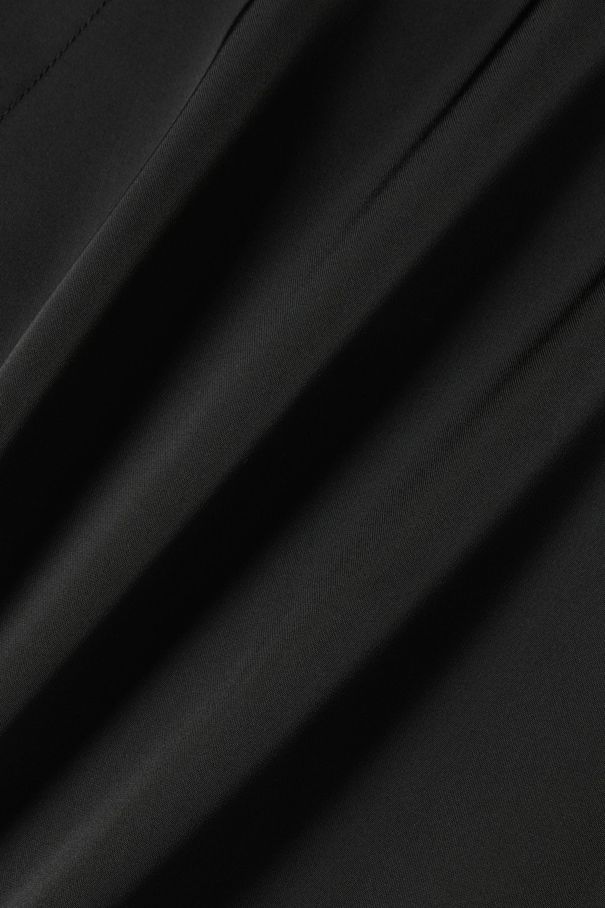 Satin Horizon Straight Leg Cargo Pant - Black