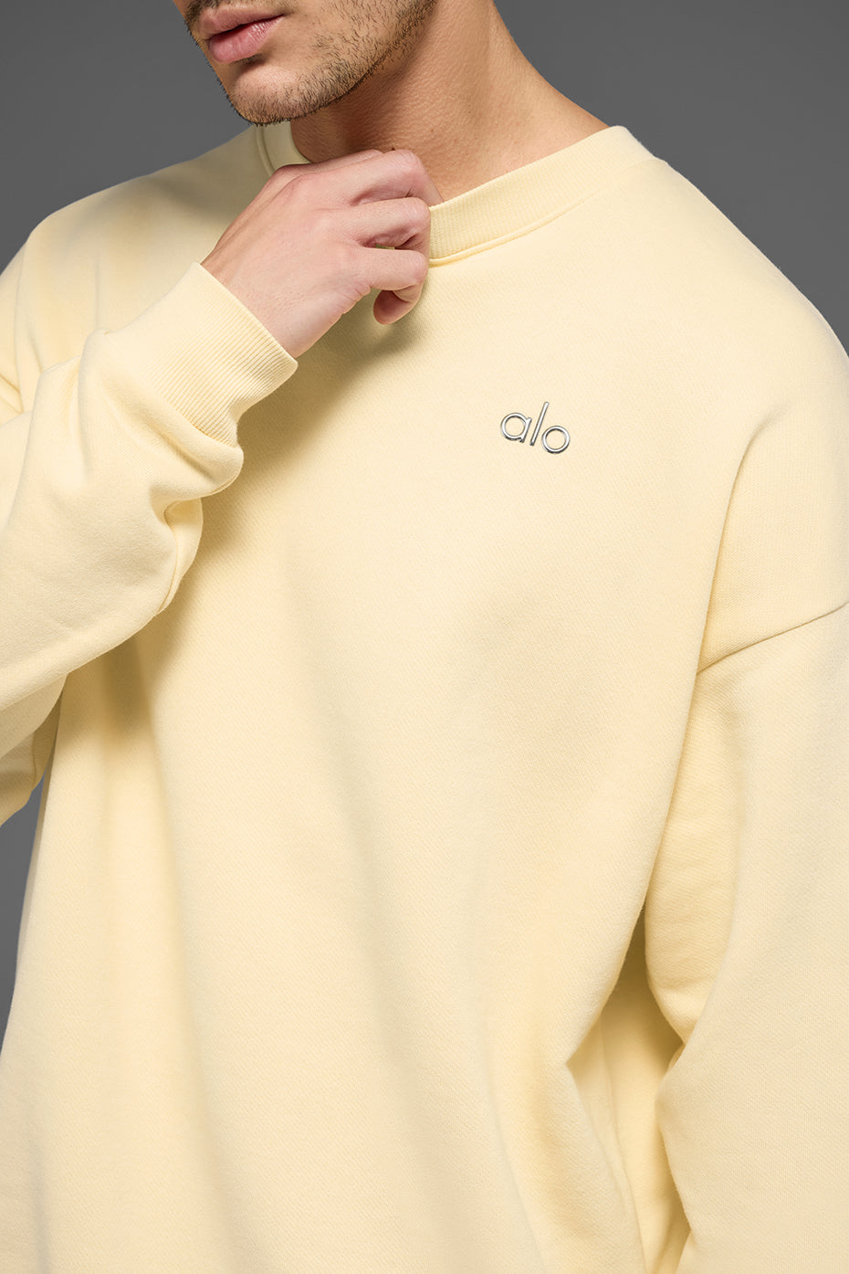 Accolade Crew Neck Pullover - Candlelight Yellow