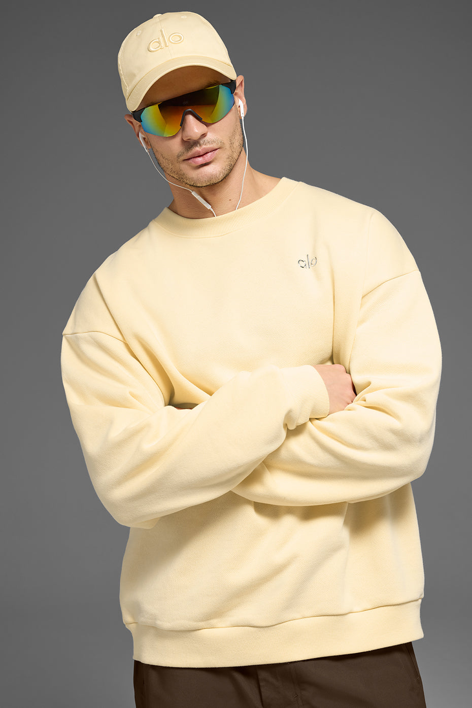 Accolade Crew Neck Pullover - Candlelight Yellow