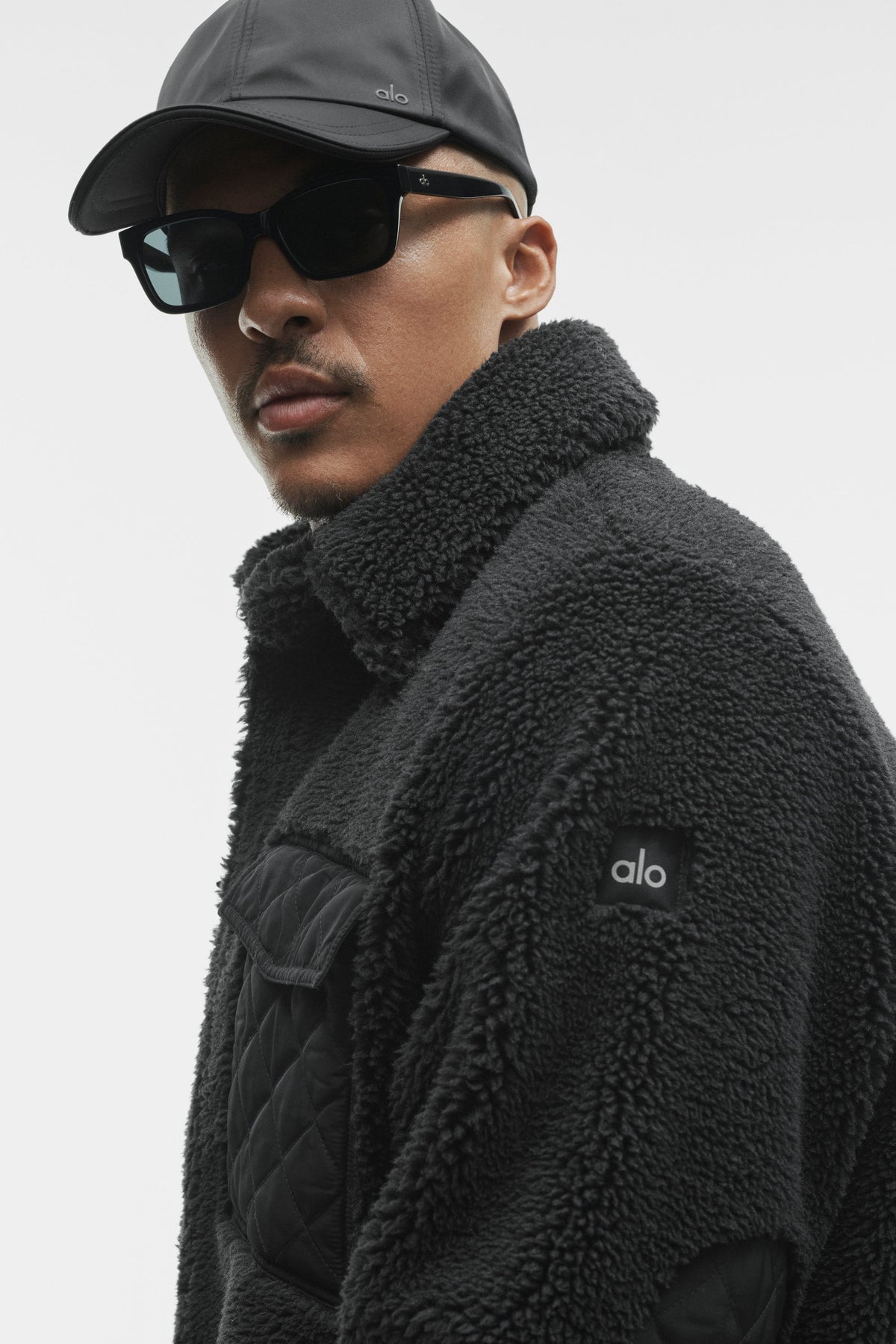 Sherpa Edge Shacket - Black