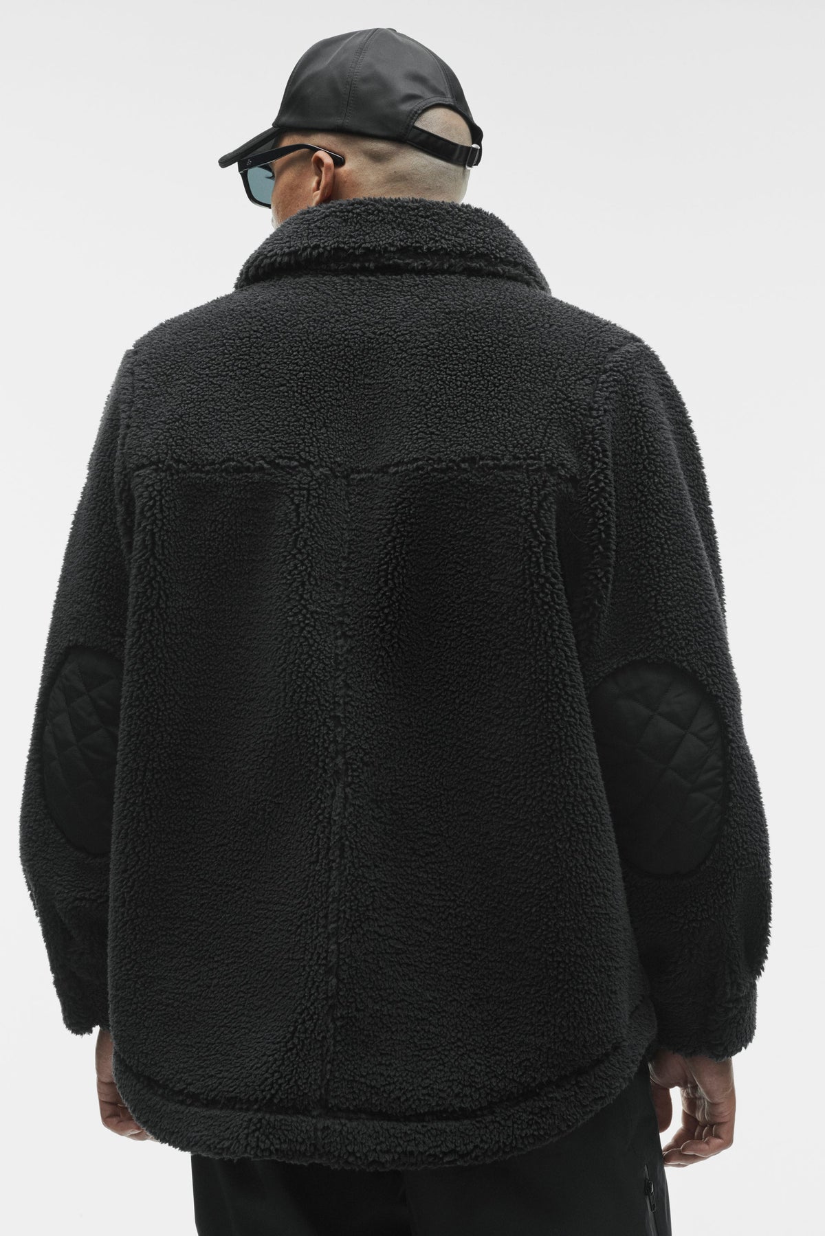 Sherpa Edge Shacket - Black